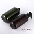 400mL Custom Matte Green PET Lotion Bottles